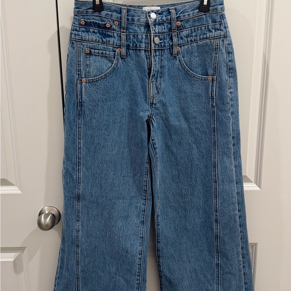 Pistola Blue Flare & Wide Leg Jeans